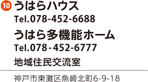 地図 うはらハウス